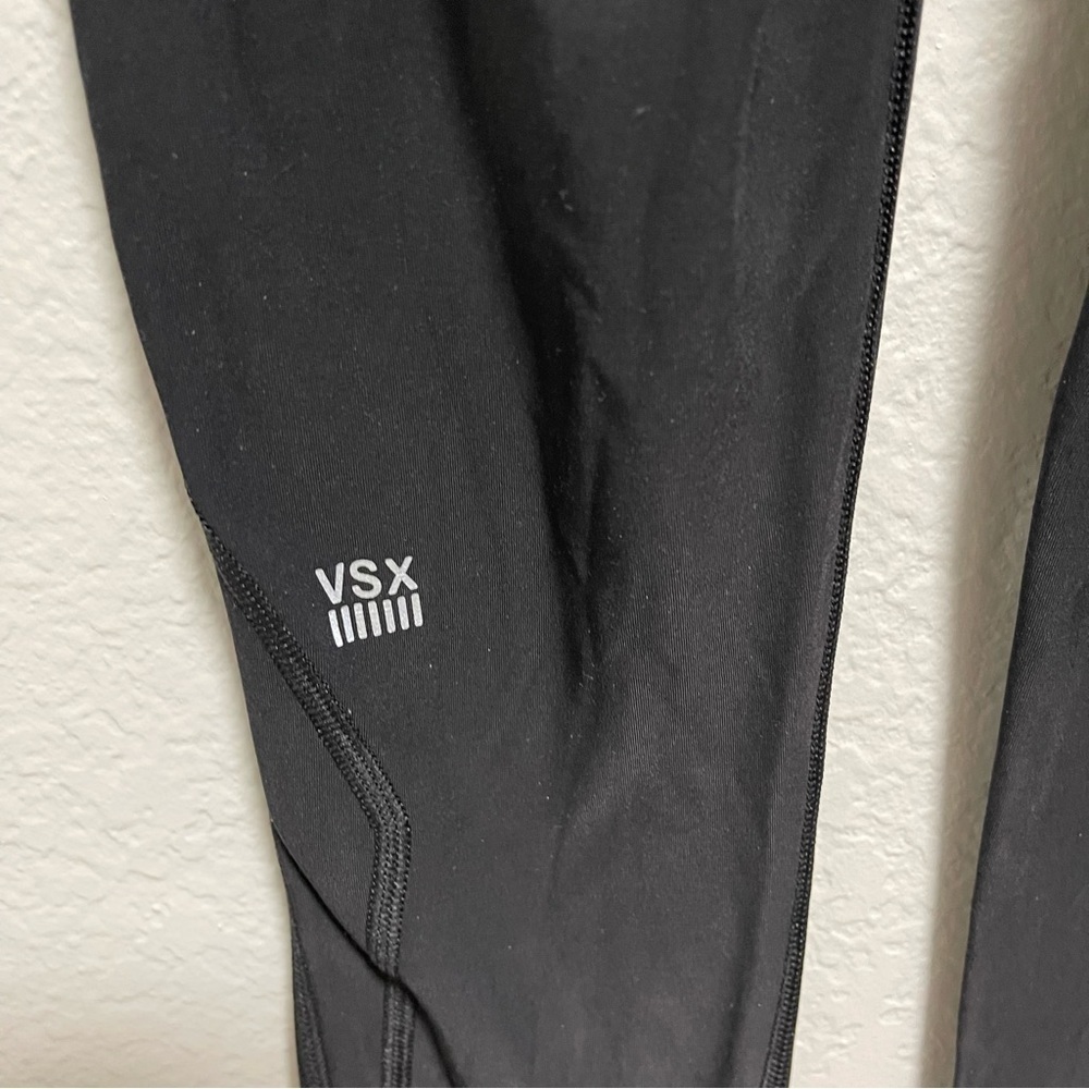 VSX Sport Black Running Tights Leggings Size XS - Picture 9 of 9